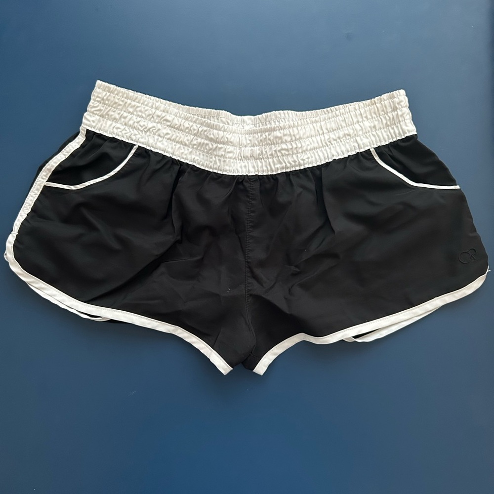 Black and White Women's Shorts